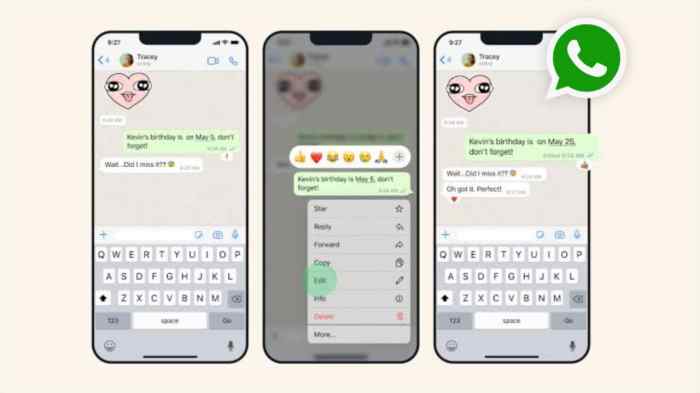 Whatsapp edit messages sent delete soon already could medium most ve messaging rolling finally users app popular features two