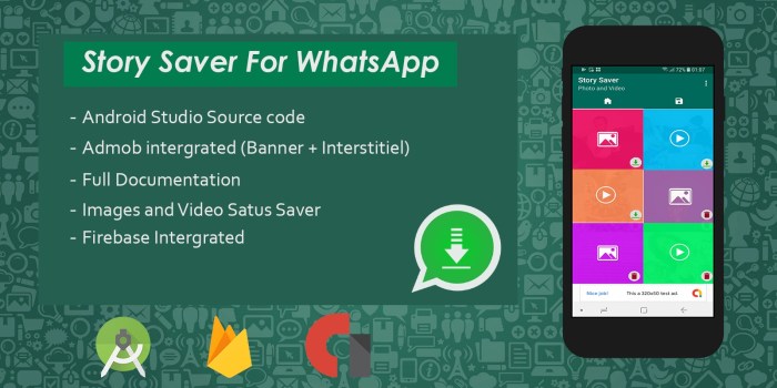 Saver whatsapp story android template codester overview