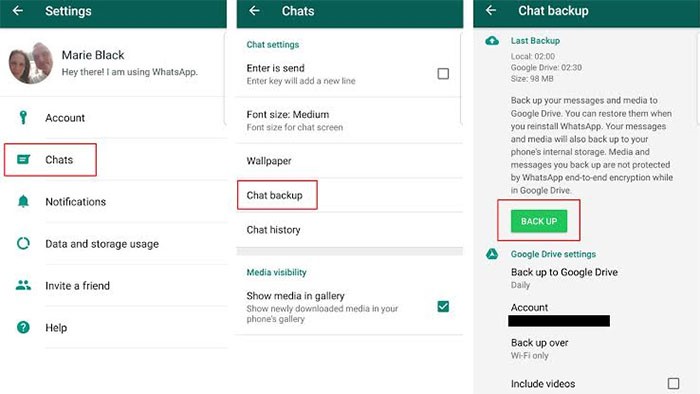 How to transfer WhatsApp to a new phone