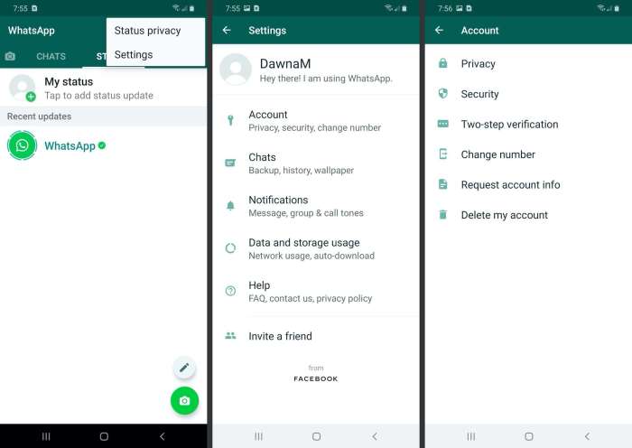 How to find and change your WhatsApp phone number